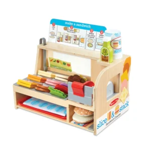 דוכן הכנת כריכים מעץ