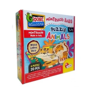 פאזל חיות מעץ