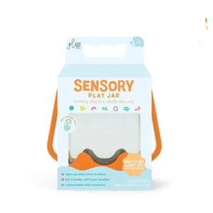 צנצנת אורות תחושתית מחליפה צבעים - כתום Glo Pals