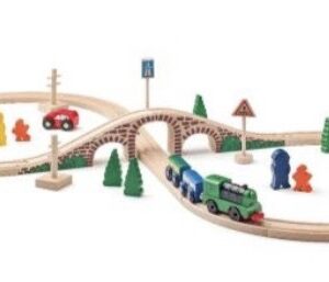 סט רכבת עם קטר ממונע