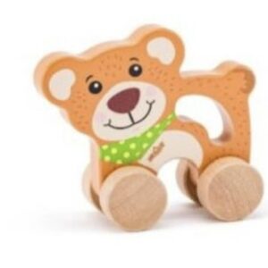 דובי עם ידית על גלגלים