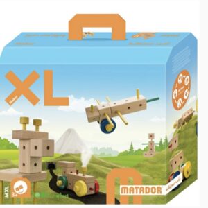 ערכת בנייה איכותית מעץ טבעי מבית Matador.