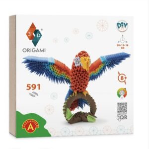 אוריגמי 3D - תוכי